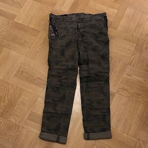 Mason's Camouflage Pants in Olive and Brown